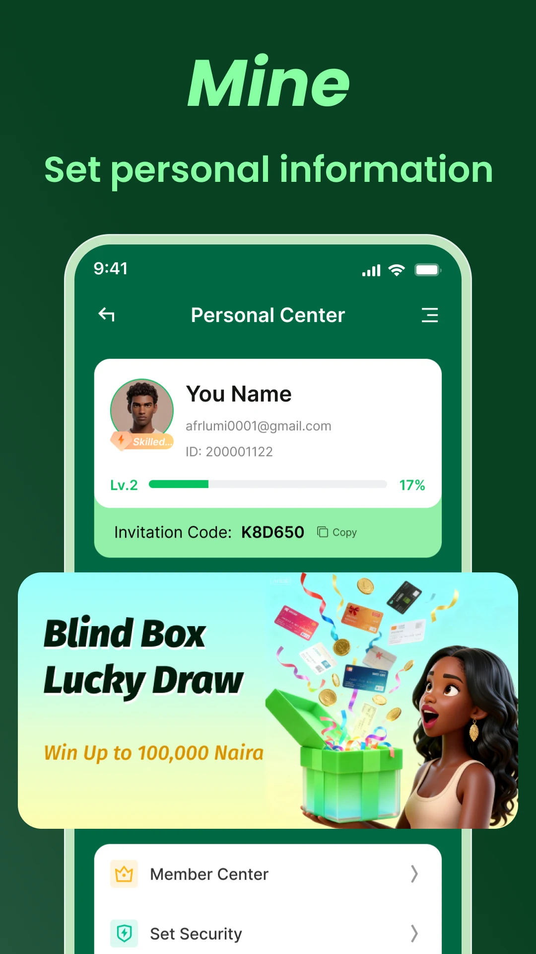 AfrLumi: Gift Cards App screenshot